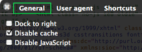 Chrome can disable all caching while its devtools are open. Settings are under 'General' tab.